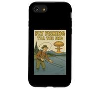 Fly Fishing Till the End - Retro Atomic Age Comic Art Case for iPhone SE (2020) / 7/8