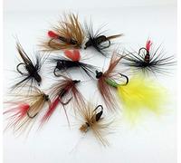 Fly Fishing Trout Fly RED BUTT & SPIDER VARIANT Pack of 16 UK #134