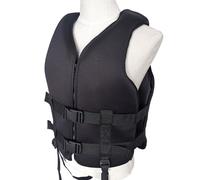 Fly Fishing Vest Adaptive Flexible Design Pearl Cotton Layer for Cr asting River Wading Freshwater Angling(black,XS)