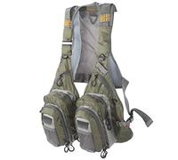 Fly Fishing Vest, Adjustable Breathable Fishing Waistcoat Mesh Design with Zipper Pockets for Anglers Outdoor Enthusiasts in Lakes Rivers Coastal Areas