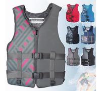Fly Fishing Vest Adjustable Durable Polyester Design for Stream River Trout Anglers Kayak Fishing Adventure(GRAY,S)
