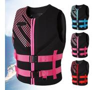 Fly Fishing Vest Adjustable Webbing Elastic Fabric Wrap Design for River Lake Stream Outdoor Angling Activities(Pink,XL65-80KG)