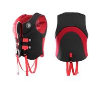 Fly Fishing Vest Adjustable Webbing Elastic Fabric Wrap Design for River Lake Stream Outdoor Angling Activities(Red,XXL)