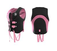 Fly Fishing Vest Adjustable Webbing Elastic Fabric Wrap Design for River Lake Stream Outdoor Angling Activities(Pink,XL)