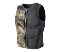 Fly Fishing Vest Anticollision Stretch Fabric Shockproof Ergonomic for Kayaking Surfing Snorkeling Beach Vacation(Multi colored,XXS)
