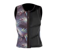 Fly Fishing Vest Anticollision Stretch Fabric Shockproof Ergonomic for Kayaking Surfing Snorkeling Beach Vacation(black,M)