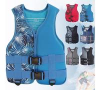 Fly Fishing Vest Breathable Neoprene Panels Secure Fit Design for Stream Angling River Casting Outdoor Adventures(Blue B,S)