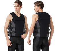 Fly Fishing Vest Foldable Design Adjustable Fit Elastic Fabric for River Lake Stream Outdoor Angling Activities(M)