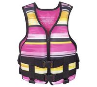 Fly Fishing Vest for Kids, Neoprene With Pearl Cotton Inner Layer, Secure Fastener Layout And Body-Fit Cutting for Lakeside Relaxation And Outdoor Shore Pastimes(Pink,M)
