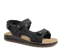 Fly Flot Anatomic Adjustable Fit Sandals - Black Size 10