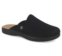 Fly Flot Men's Aggius Elastic Mesh Slippers with Evopell Insole Mule, Black, 8.5 UK