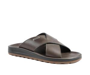 Fly Flot Strappy Slip On Sandals - Brown Size 11