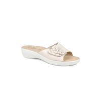 Fly Flot Women's FlyFlot Leather Mule Sandals in Beige | Size: 6 Fly Flot Beige 6