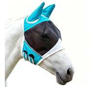Fly for Breathable Mesh UV Protection | Elastic Strap Half Face Horse Net Fly - for Livestock Cow Country Farm Stable All Year Round