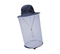 Fly Hat - Sun Safari Bucket Hats With Head Netting | Reliable & Foldable Net Cap | Sun Protection Breathable Neck Cover With Drawstring Fishing Accessories For Men Women Beekeeper