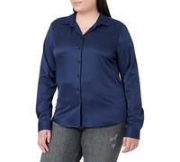 Fly Hawk Damen Hemd Bluse Basic Bambusfaser Hemdbluse Slim Fit Arbeitshemden Langarm Stretch Hemden Freizeit Business Elegant Hemd Größe 34 bis 52