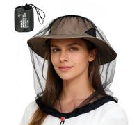Fly Head Net Mesh,Breathable Fine Holes Over Hat Large & Long | Men Women Fly Net Hat,for Fishing Hiking Gardening Outdoor Backpacking