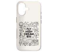 Fly High - Dream Big - Aviation Enthusiast Design Case for iPhone 17