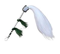 Fly Horsetail Whisk Tai Chi Horsetail Whisk Imitation Drama Opera Accessory | Cultural Performance Gear(Green)