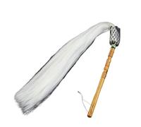 Fly Horsetail Whisk Tai Chi Horsetail Whisk Imitation Drama Opera Accessory | Cultural Performance Gear(Cyan40cm)