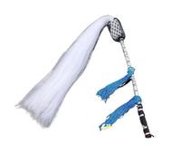 Fly Horsetail Whisk Tai Chi Horsetail Whisk Imitation Drama Opera Accessory | Cultural Performance Gear(Blue40cm)