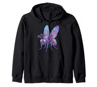 Fly Insect Lover Entomology Housefly Bug Lover Zip Hoodie