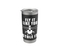 Fly It Like You Stole It | Funny Helicopter Pilot Stainless Steel Insulated Tumbler