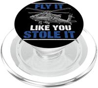 Fly It Like You Stole It Helicopter Pilot PopSockets PopGrip for MagSafe