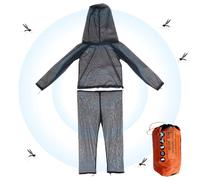 Fly Jacket | Full Body Fly Protection Jacket | Soft Mesh Clothing with Carrying Pouch for Hiking Climbing Backpacking Outdoor Activities