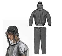 Fly Jacket,Portable Net Coverage Fly Suit - Breathable Protective Flexible Camping Accessories for Women Travel Adventures Fishing Trips Hiking Men Outdoor Activities