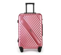 Fly Kite Luggage 16 Inch Cabin Suitcase PC+ABS Hard Shell with Aluminium Trolley Handle, Real TSA Secure Lock 3 Digit 360° Smooth Detachable Wheels Lightweight Suitcase Pink