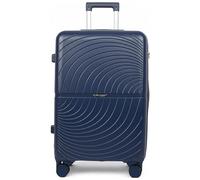 Fly Kite Luggage 20 Inch Cabin Suitcase 100% Polypropylene, Hard Shell with Aluminium Trolley Handle Real TSA Secure Lock 3 Digit 360° Smooth Wheels Lightweight Suitcase|Blue