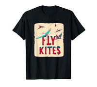 Fly Kites Graphic for a Pretty and Cool Look T-Shirt