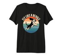 Fly Like A Beagle Retro Vintage Premium T-Shirt