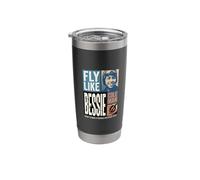Fly Like Bessie Coleman Stainless Steel Insulated Tumbler