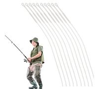 Fly Lines Leader, Sturdy Versatile Fly Leaders 10 Fly Fishing Lines, Compact Portable Accessories for Stream, Lake Fishing, Men & Women