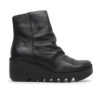 Fly London BAAN538FLY Dublin Leather Women's Ankle Boots - Black - Size:UK 4