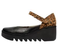 Fly London BAWO543FLY Black Tan