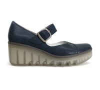 Fly London BAXE428FLY Ceralin Leather Women's Comfort Shoes - Petrol - Size:UK 8
