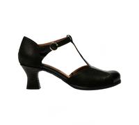 Fly London BEMI279FLY Mousse Leather Women's Heels Sandals - Black - Size:UK 6