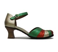 Fly London Women's BESH087FLY Shoes, Gold/RED/Green, 5 UK