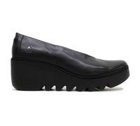 Fly London BESO246FLY Leather Women's Slip On Shoes - Black Black - Size:UK 4