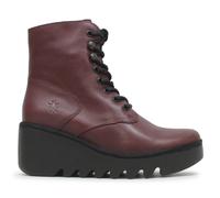 Fly London BIRR534FLY Dublin Leather Women's Ankle Boots - Wine - Size:UK 5