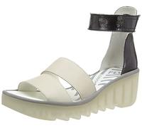 Fly London Women's BONO290FLY Sandal, Cloud/Black, 4 UK