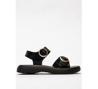 Fly London BUNK604FLY Women's Sandal, Black