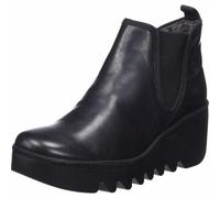 Fly London Byne Womens Ladies Wedge Heel Leather Chelsea Ankle Boots Size UK 4-9