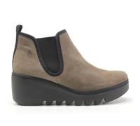 Fly London BYNE349FLY Suede Women's Slip On Boots - Taupe - Size:UK 5