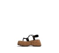 Fly London CAAZ278FLY Women's Sandal, Black