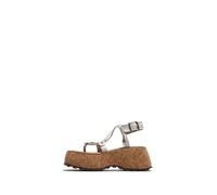Fly London CAAZ278FLY Women's Sandal, White
