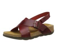 Fly London Chlo Womens Ladies Red Leather Adjustable Wedge Sandals Size UK 4-8